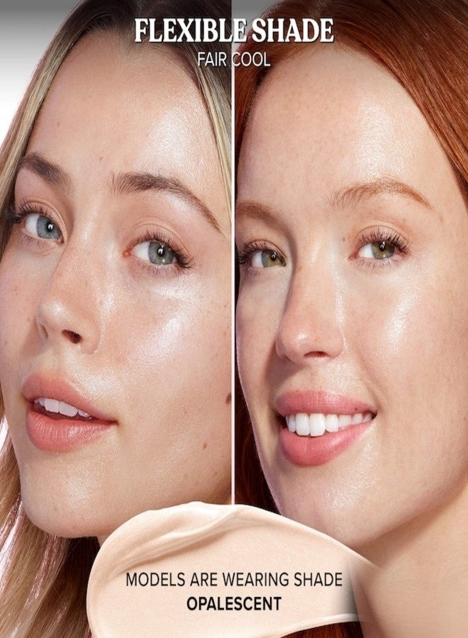 Too FacedCosmetics Too Faced Born This Way Super Glow Multi-Use Highlighting Skin Enhancer – Opalescent (Icy Opal with Soft Pink & Silver Shimmer), Radiant Liquid Glow Booster, 1 oz / 30 mL - Image 5